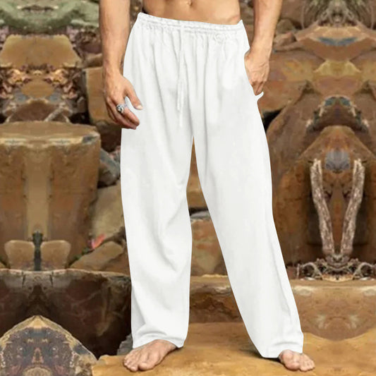 Men's Breathable Plus Size Loose Leisure Sports Trousers