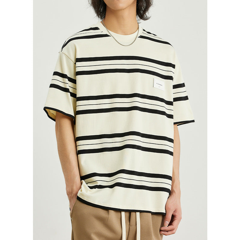 American Vintage Stripe Short Sleeve T-shirt