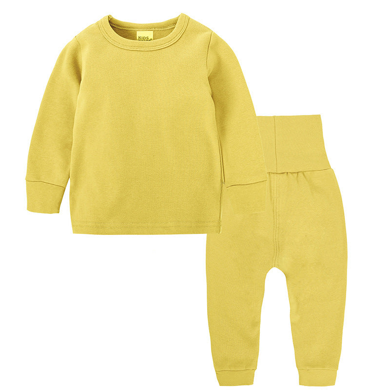 Children's Pajamas In Thickened Autumn Clothes And Trousers