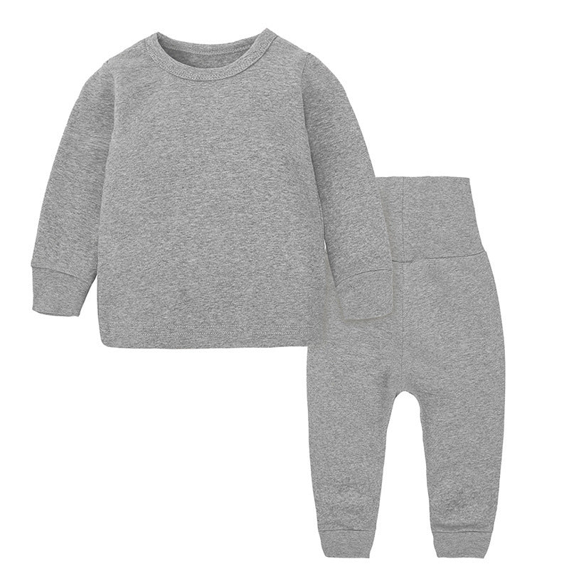 Children's Pajamas In Thickened Autumn Clothes And Trousers