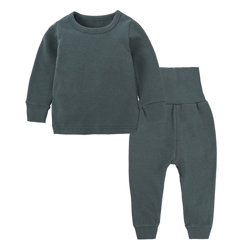 Children's Pajamas In Thickened Autumn Clothes And Trousers