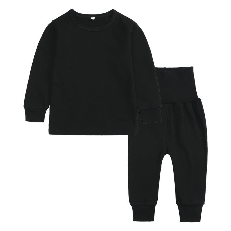 Children's Pajamas In Thickened Autumn Clothes And Trousers