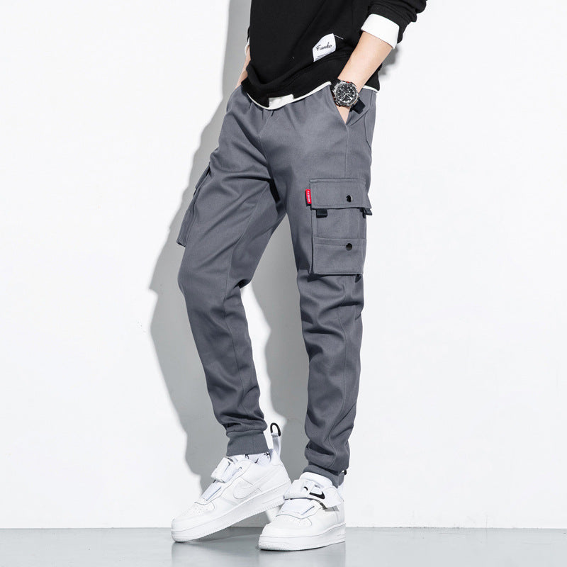 Plus Fat Plus Size Casual Pants, Cotton Trousers, Trendy Cropped Trousers Men