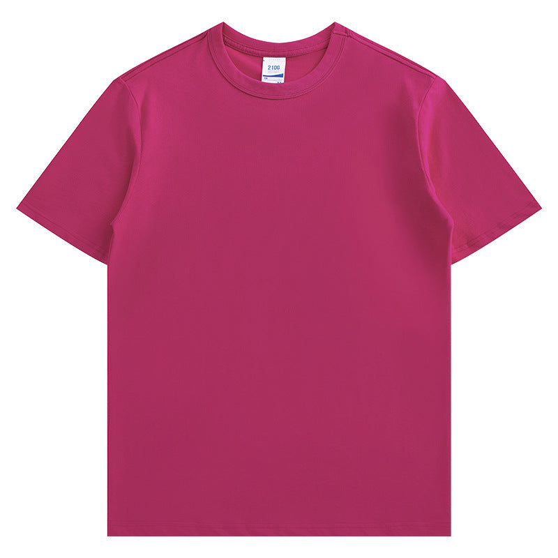 Basic Cotton Short-sleeved T-shirt For Men And Women