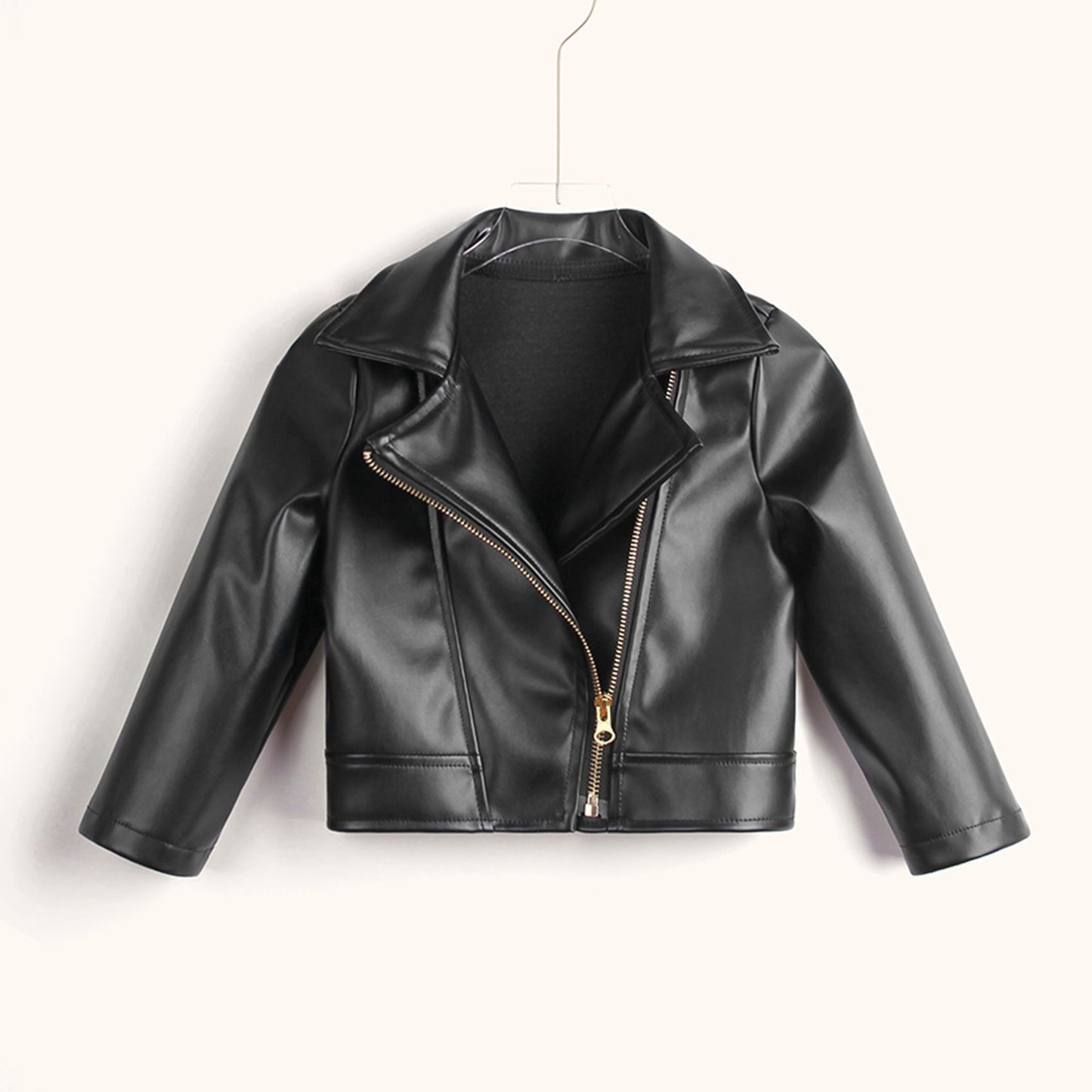 Children's Leather Motorcycle Leather Jacket Clothes