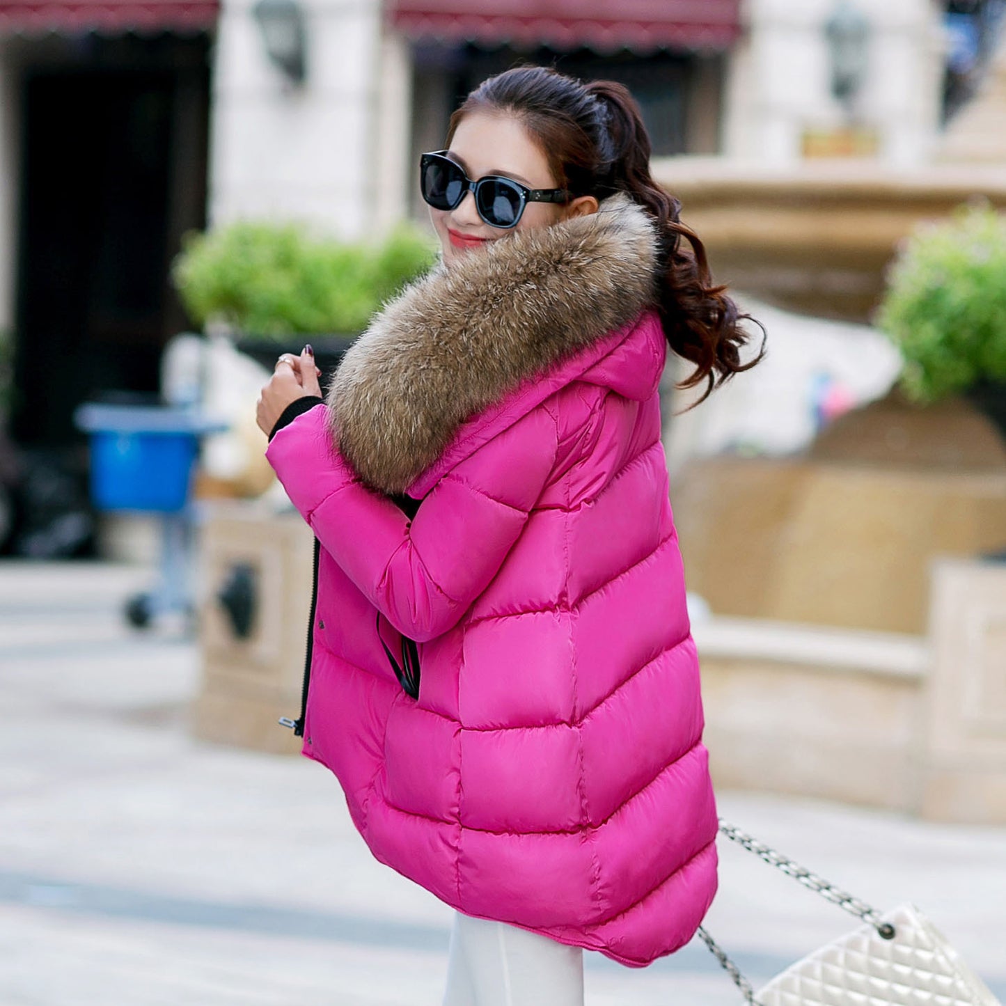 Irregular Loose Winter Down Padded Jacket