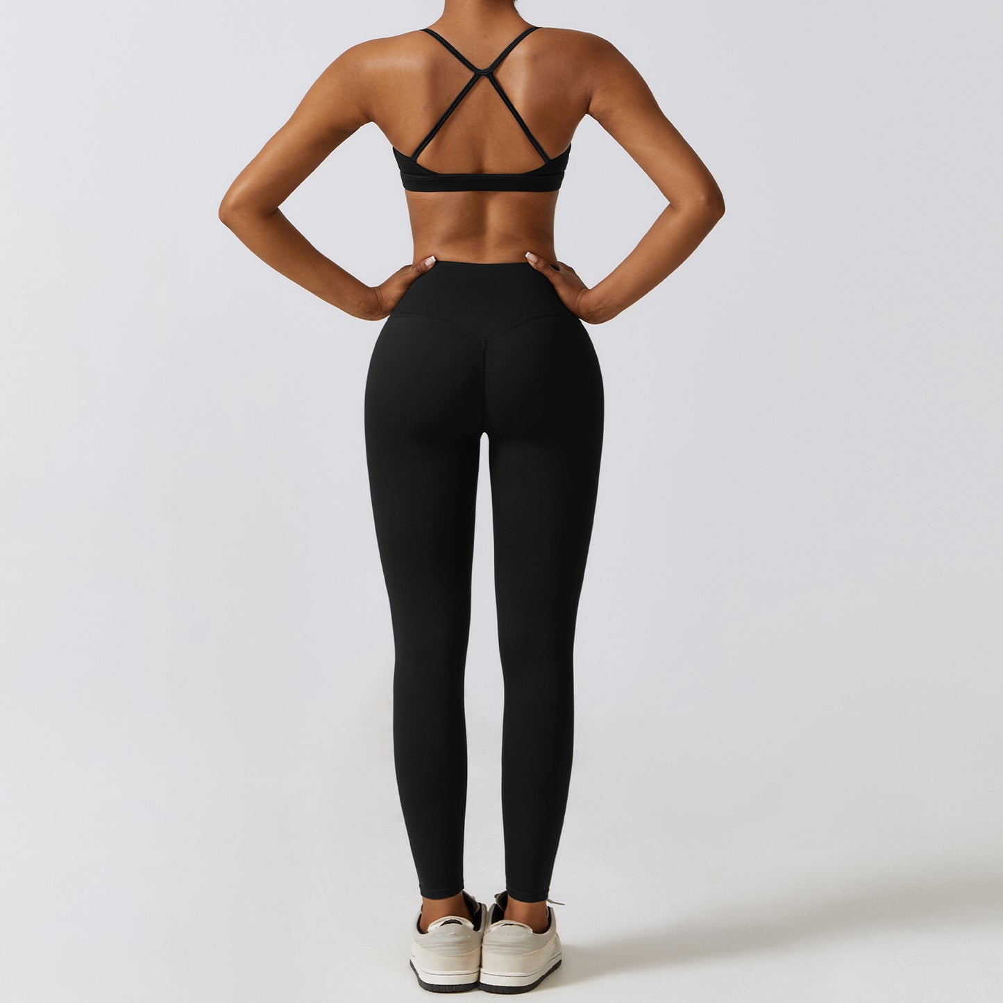 Skinny Yoga Clothes Nude Feel Quick-drying Sports Suit