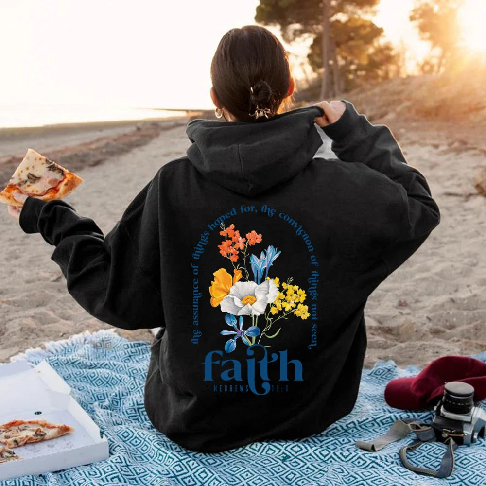 Trendy Aesthetic Christian Hoodies | Inspirational Bible Verse Hoodie for Women