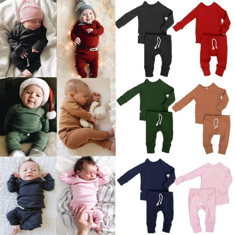 Rompers clothes cotton tracksuits set baby children clothing