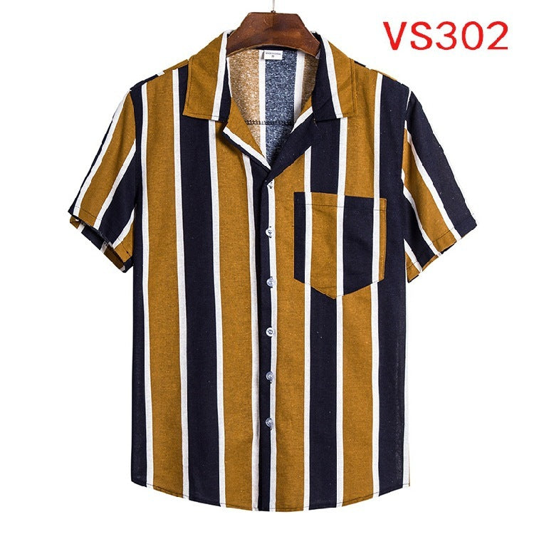 Men's Fashion Casual Short Sleeve Shirts