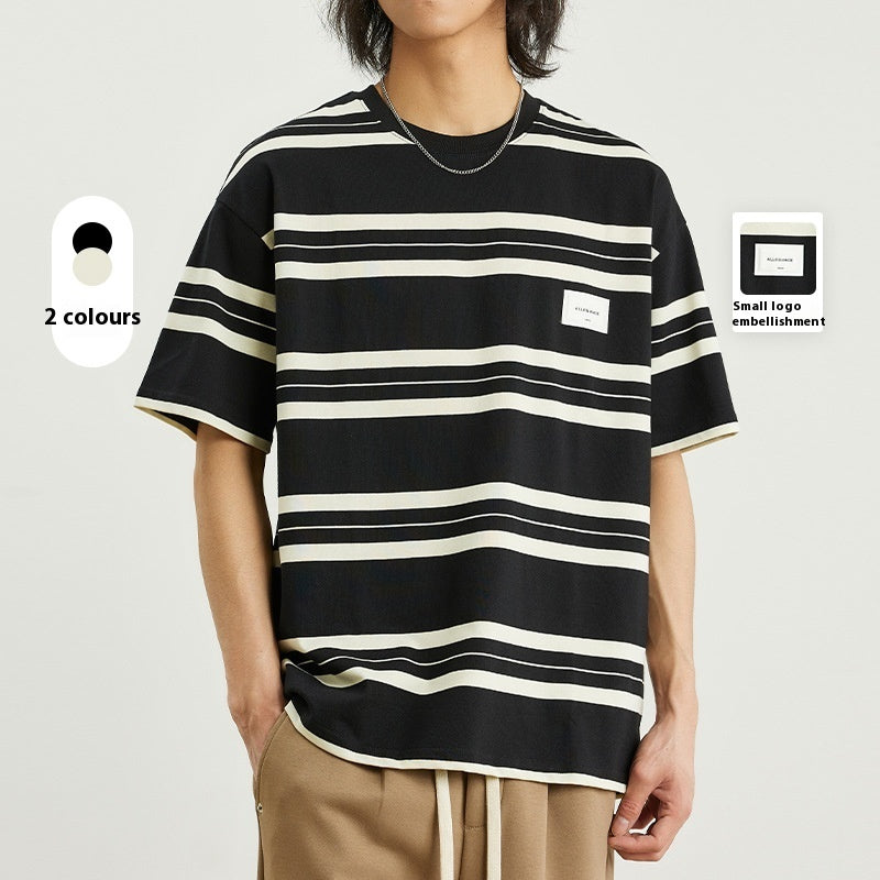 American Vintage Stripe Short Sleeve T-shirt