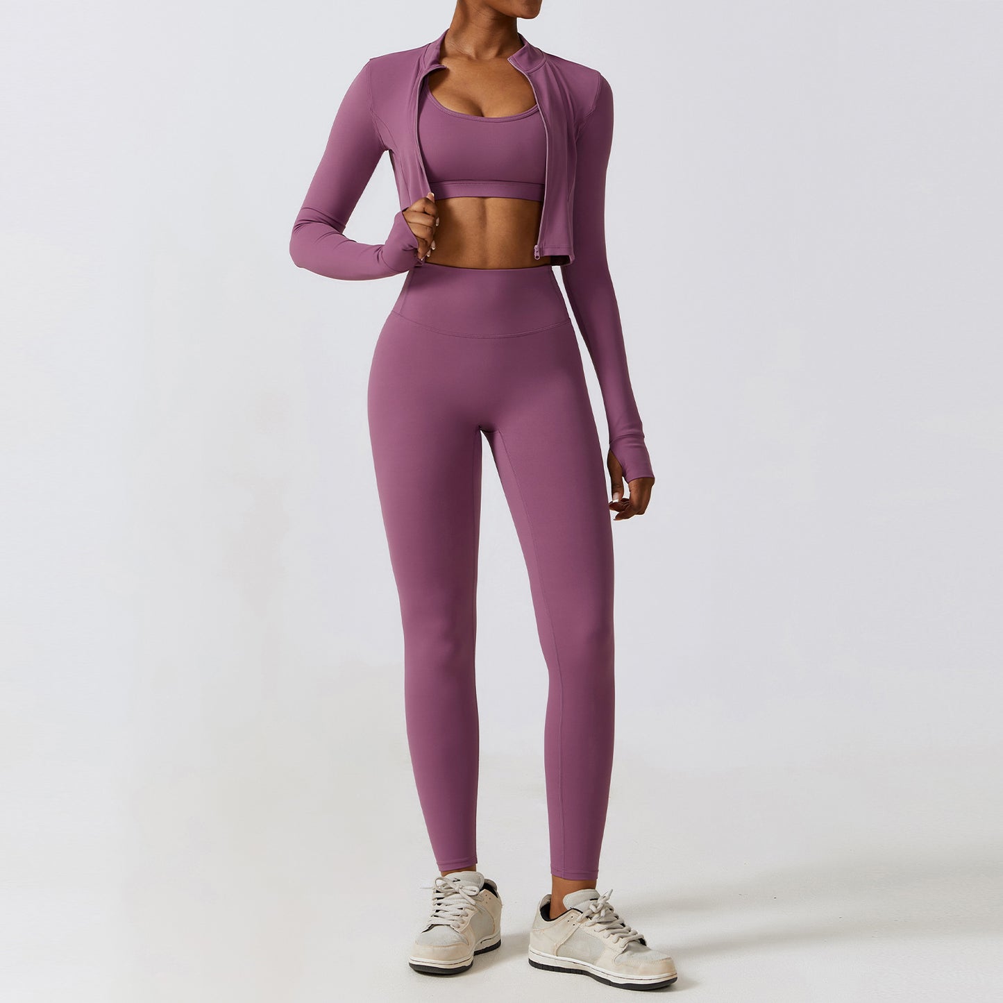 Skinny Yoga Clothes Nude Feel Quick-drying Sports Suit