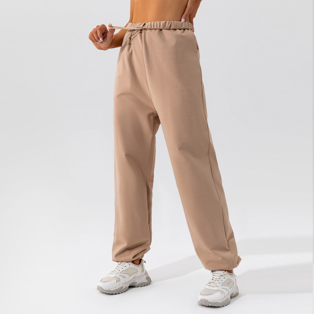 Waistband Loose Fitting Sports Pants