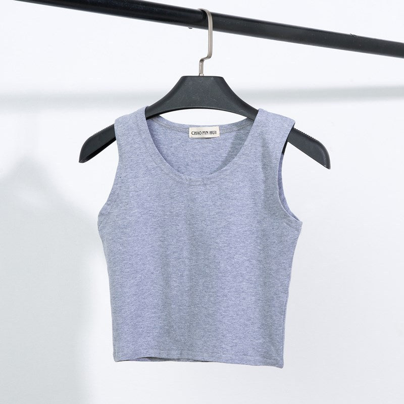 Women's sports vest sleeveless t-shirt tops