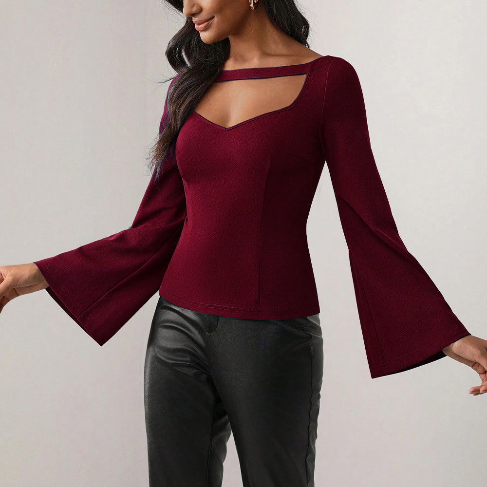 Women's Fashion Elegant And Personalized Slim Top