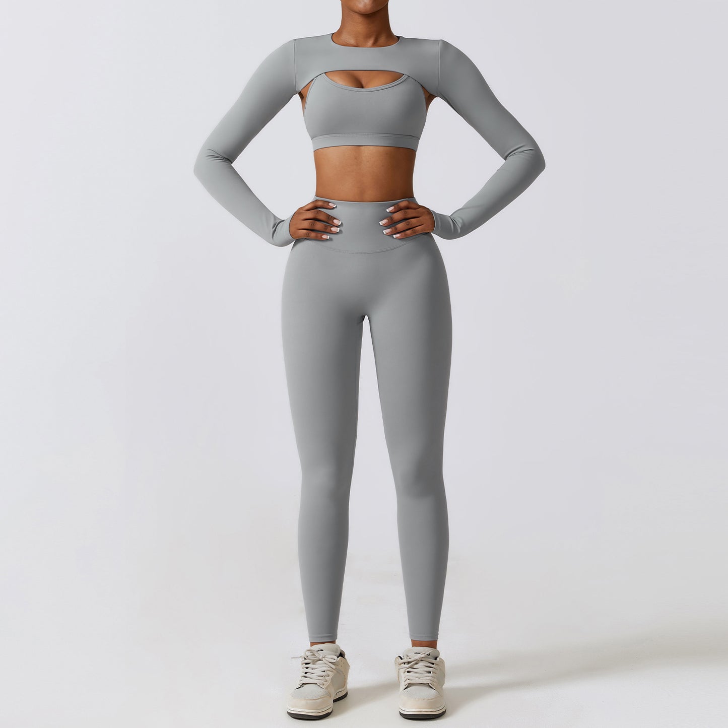 Skinny Yoga Clothes Nude Feel Quick-drying Sports Suit