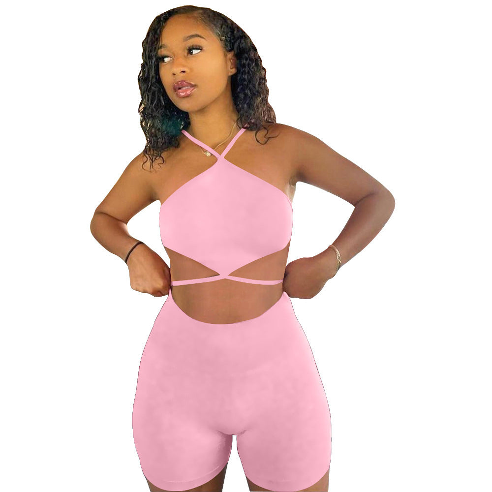 Women's Vest Shorts Two-piece Set