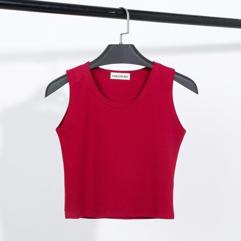 Women's sports vest sleeveless t-shirt tops