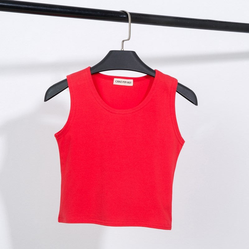 Women's sports vest sleeveless t-shirt tops