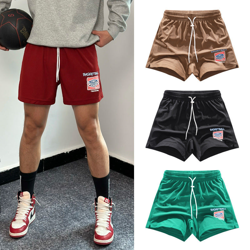 Men's Waffle Casual Breathable Knee Tight Basketball Pants