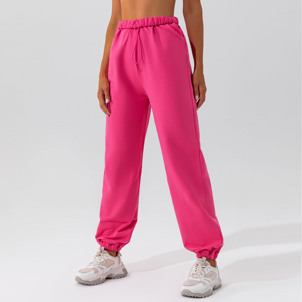 Waistband Loose Fitting Sports Pants