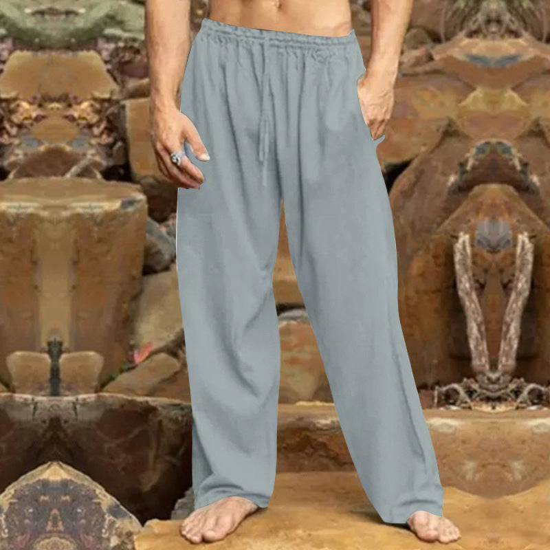 Men's Breathable Plus Size Loose Leisure Sports Trousers