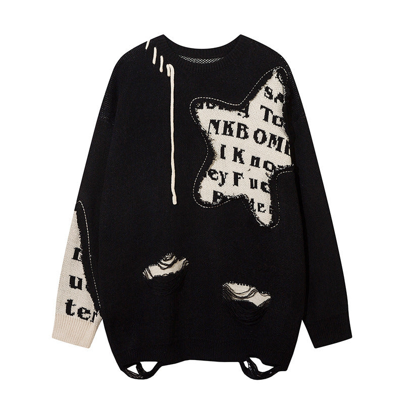 Niche Personality Idle Style Loose Knitwear Autumn And Winter