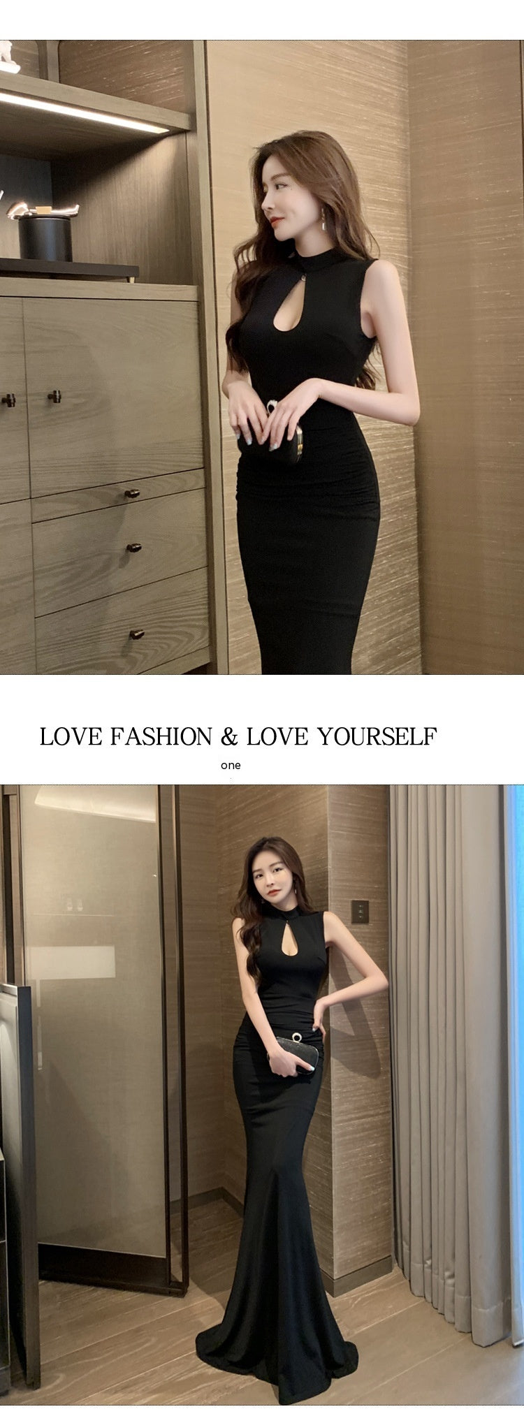 Sexy Slim Fit Slimming Sleeveless Long Dress