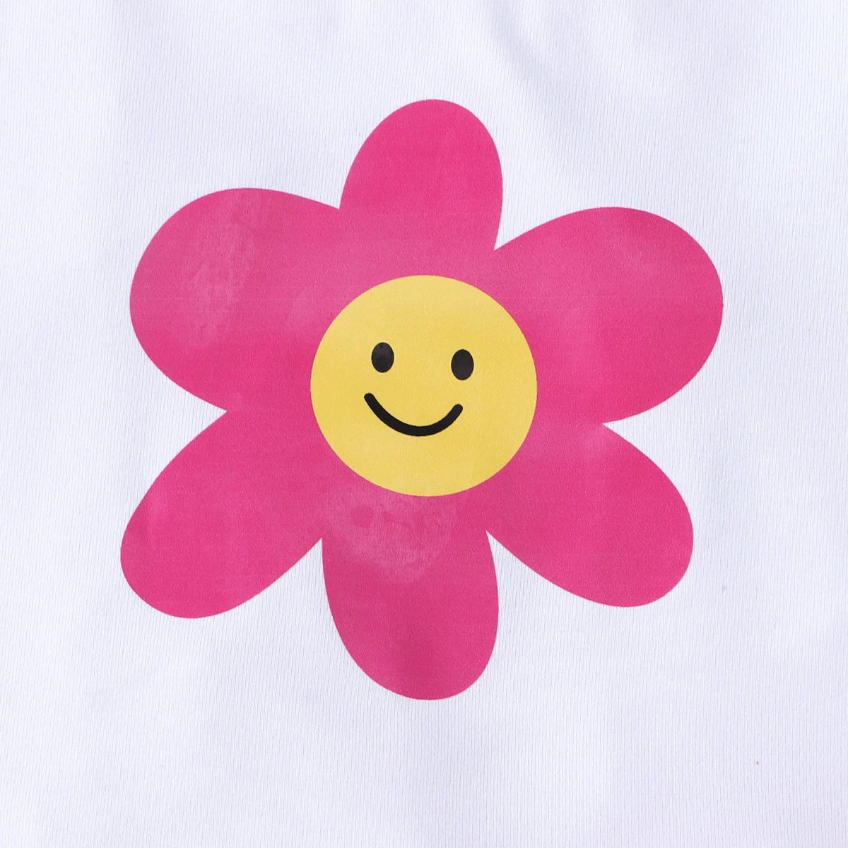 Sunflower Smile Top+Rose Red Bow Half Body