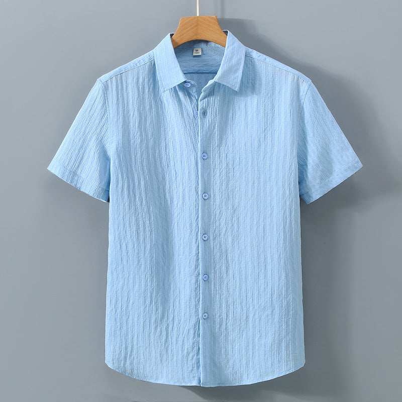 Men Sun-proof Shirt Loose Cotton Breathable