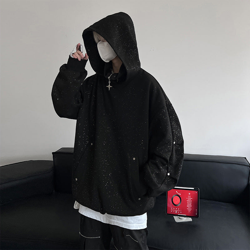 Trendy Men's Clothing Casual Loose-fitting Hoodie