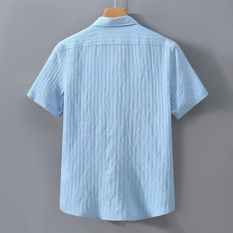 Men Sun-proof Shirt Loose Cotton Breathable