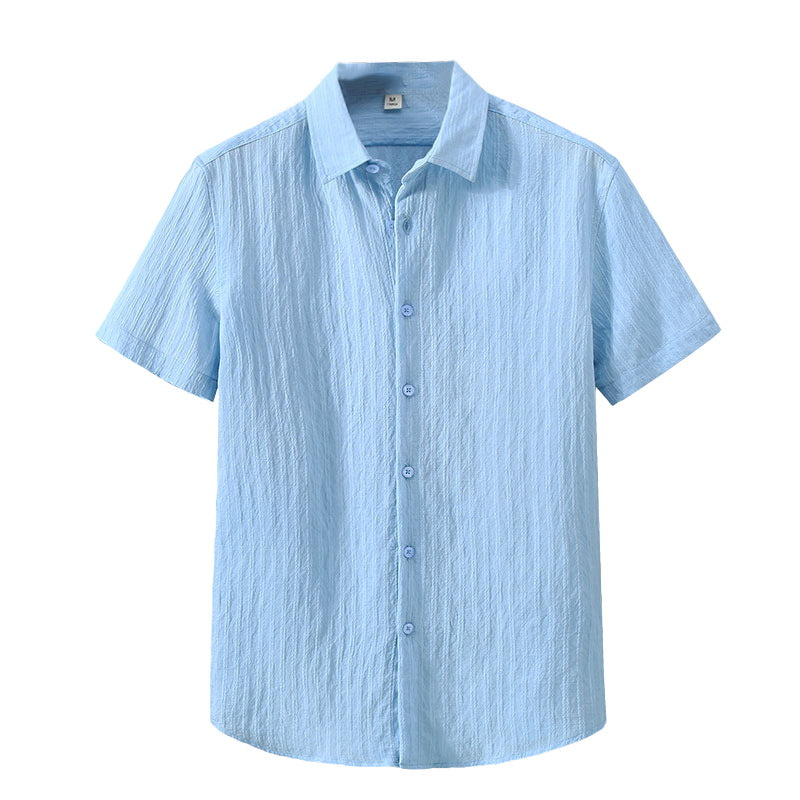 Men Sun-proof Shirt Loose Cotton Breathable