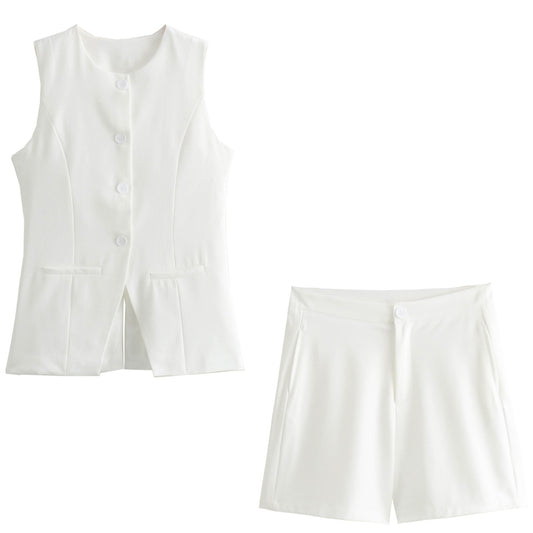 Vest Suit Shorts Suit Women