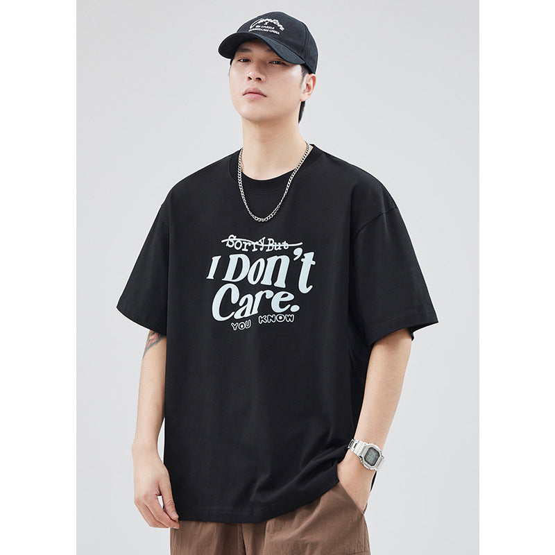 Ins Letter Puff Print T-shirt