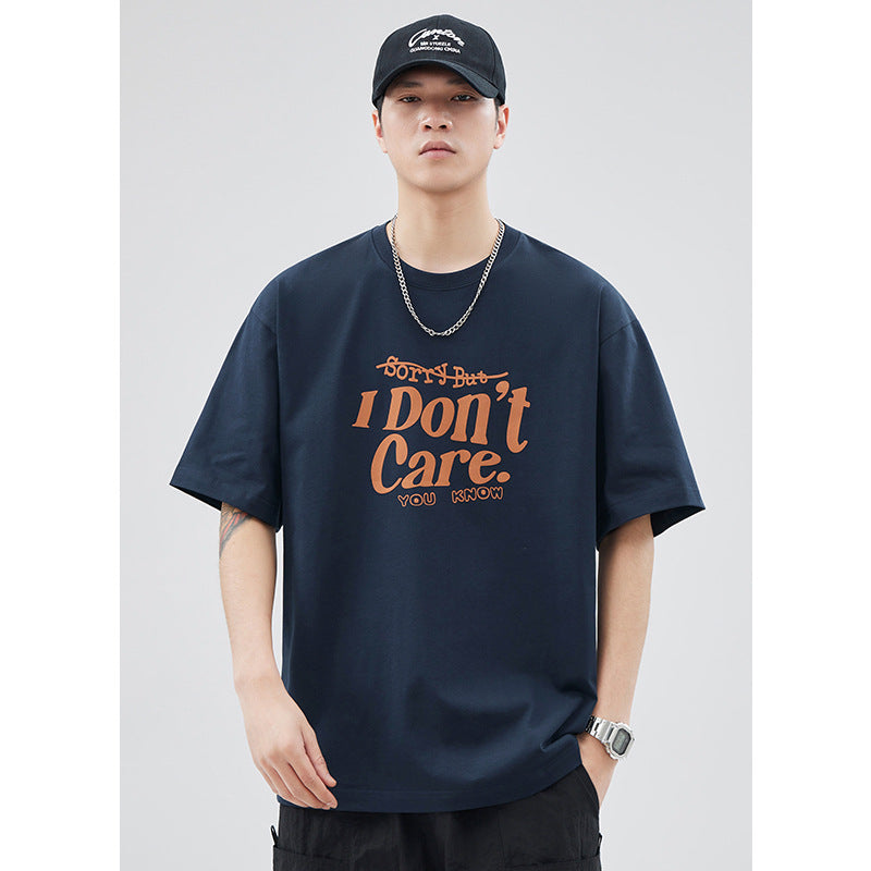 Ins Letter Puff Print T-shirt