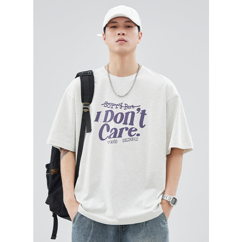 Ins Letter Puff Print T-shirt