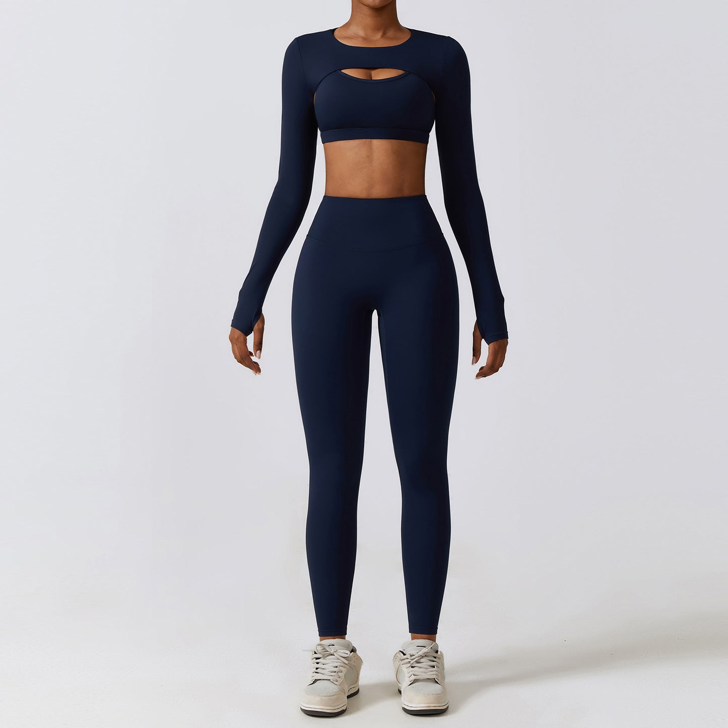 Skinny Yoga Clothes Nude Feel Quick-drying Sports Suit