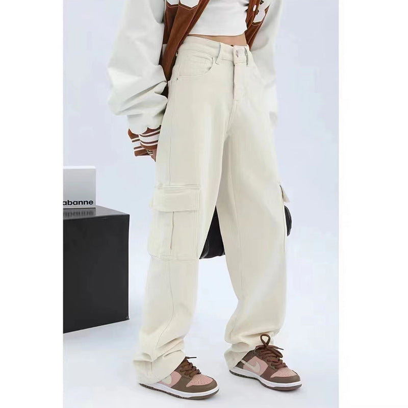 Loose Large Straight High Waist Casual Wide Leg Pants