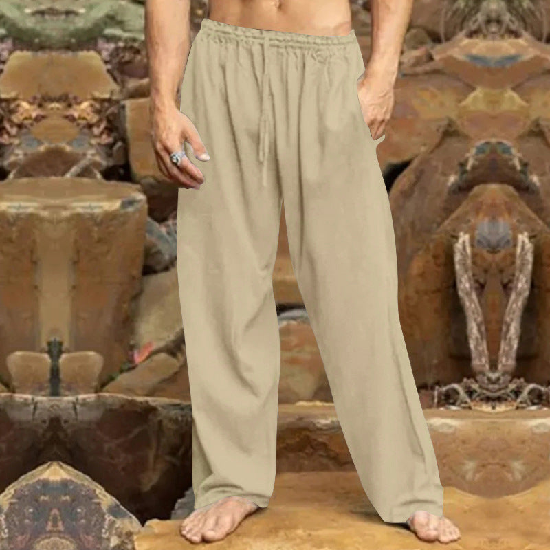 Men's Breathable Plus Size Loose Leisure Sports Trousers