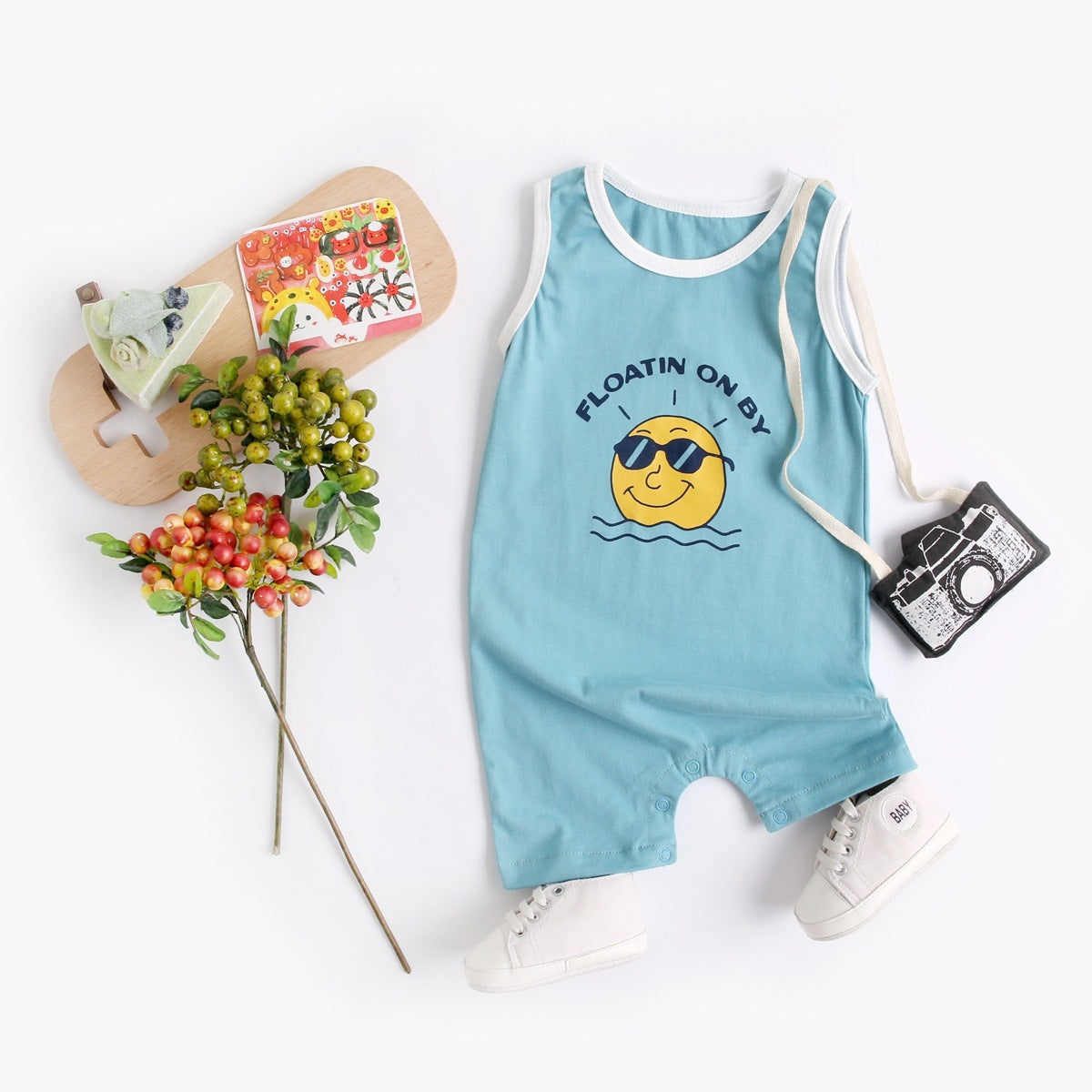 Clothes For Babies Vest Baby Cotton Jumpsuit