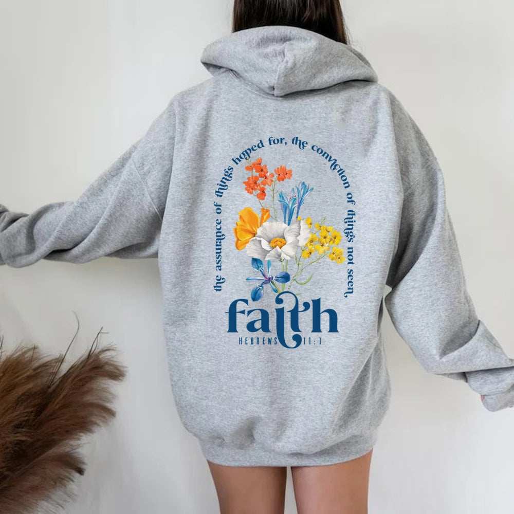 Trendy Aesthetic Christian Hoodies | Inspirational Bible Verse Hoodie for Women