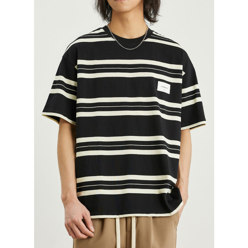 American Vintage Stripe Short Sleeve T-shirt