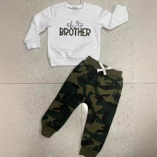 Brothers' Clothes Camouflage Printing Suit