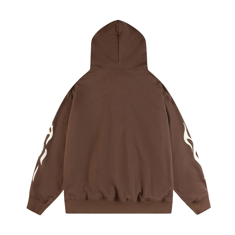 Letter Hooded Sweater Men's And Women's Coats