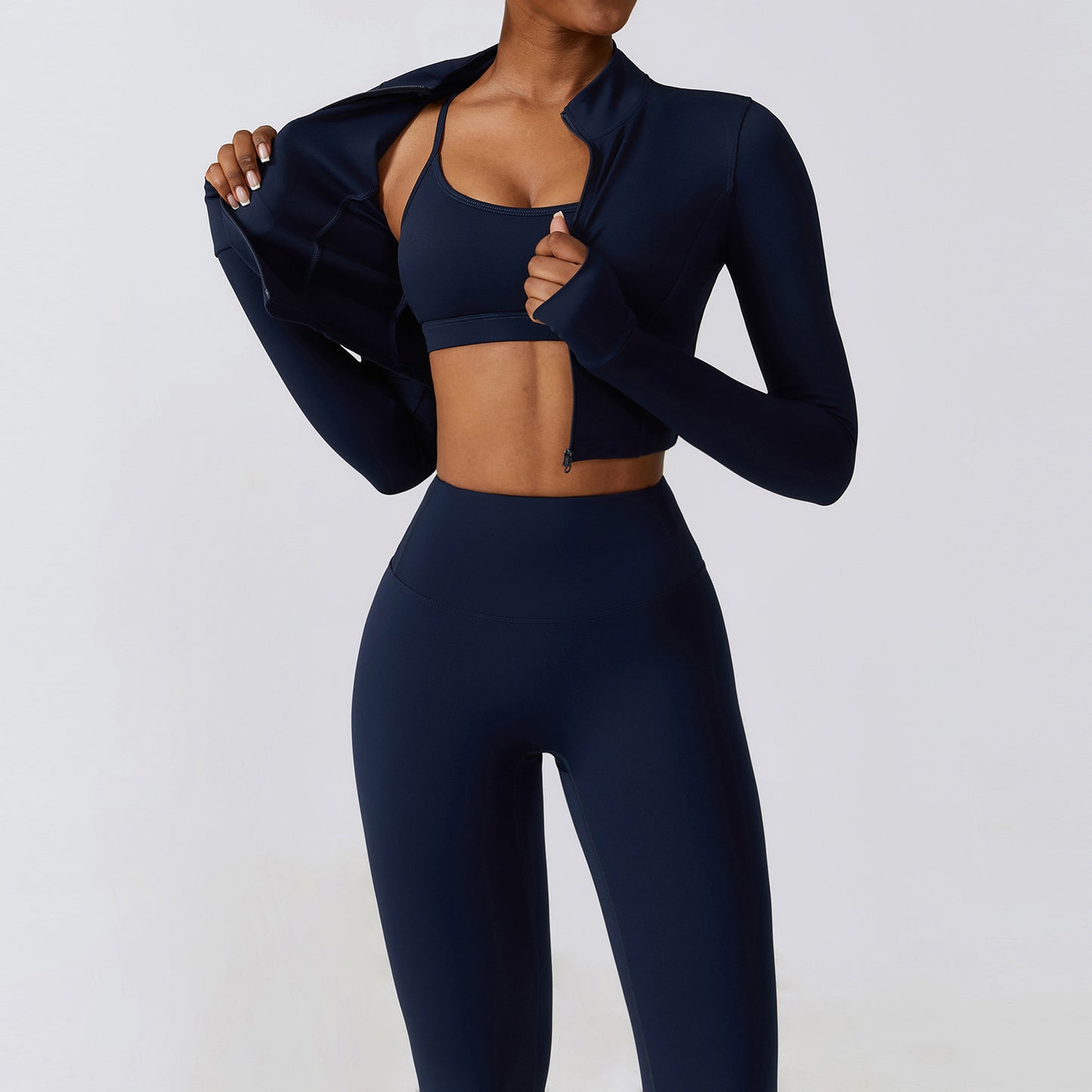 Skinny Yoga Clothes Nude Feel Quick-drying Sports Suit