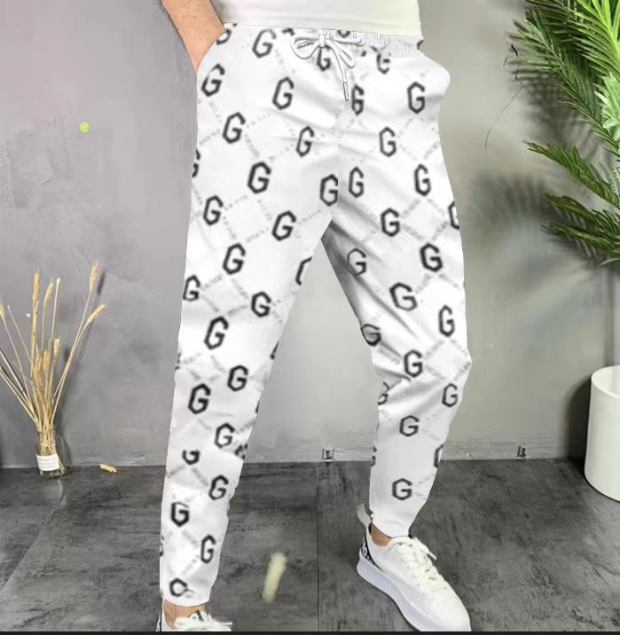 Men's Fashion Plaid Print Trousers For Men